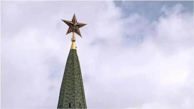 克里姆林宫塔顶上的五角星