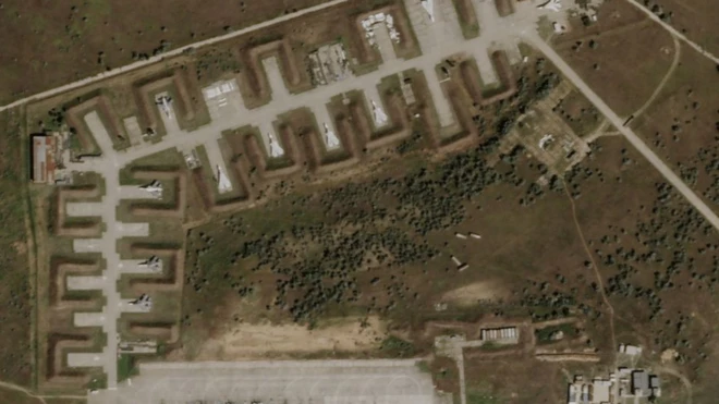 صورة بالأقمار الصناعية لقاعدة ساكي