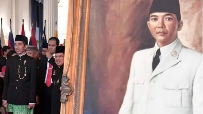 Presiden Jokowi mengakui ada ancaman terhadap Pancasila yang digali Soekarno.