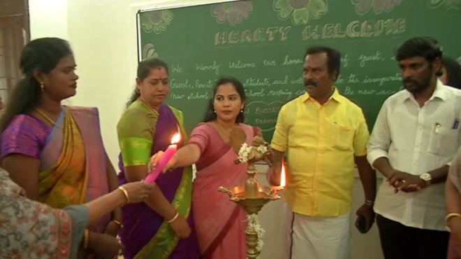 சென்னை மாநகராட்சி, பள்ளி நிகழ்ச்சி, தவெக எம்எல்ஏ பல்லவி, திமுக மேயர் பிரியா
