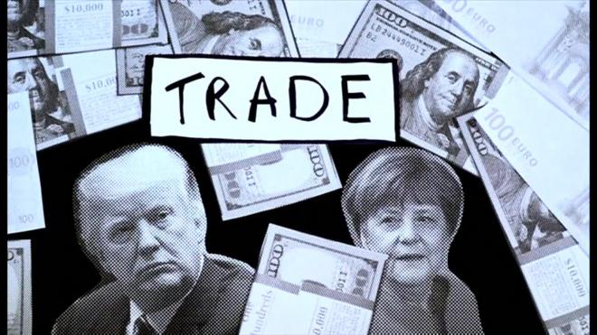 ドイツのアンゲラ・メルケル首相は17日、米国を訪問し、ドナルドトランプ米大統領との初会談に臨む。米独貿易の現状を簡潔にまとめた。