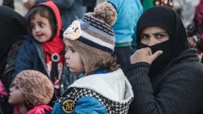 Most displaced civilians are said to be moving north to cities and refugee camps