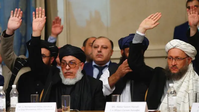 طالبان در مسکو (عکس از آرشیو)