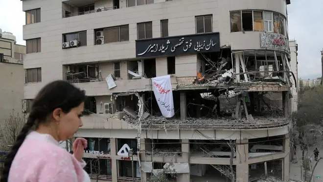 تخریب یک سالن زیبایی در تهران