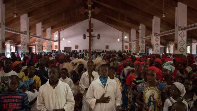 L'église de Tokoyo à Bangassou, en Centrafrique (archives)