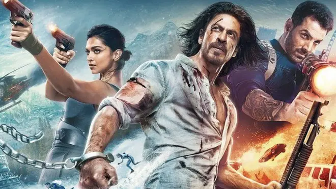 शाहरुख़ ख़ान, दीपिका पादुकोण और जॉन अब्राहम