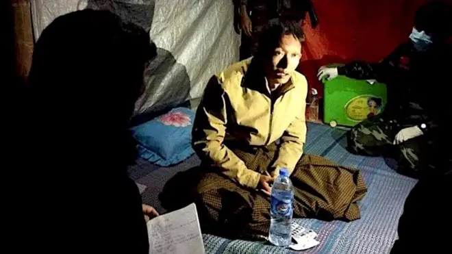 ဖမ်းဆီးခံရတဲ့ ဗိုလ်မှူး ခိုင်သန့်မိုး