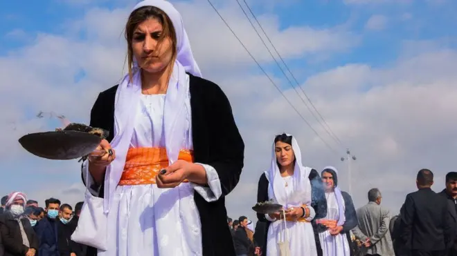 Похоронные обряды в деревне Кочо на севере Ирака