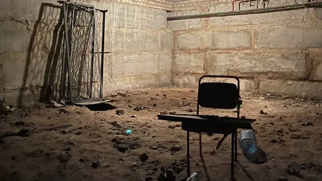 The basement in Bucha