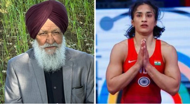 ਪ੍ਰਿੰਸੀਪਲ ਸਰਵਣ ਸਿੰਘ ਅਤੇ ਵਿਨੇਸ਼ ਫੋਗਾਟ