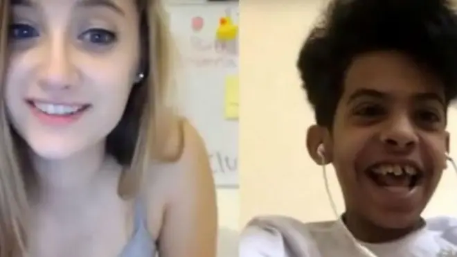 Видеочат Абу Сина с Кристиной