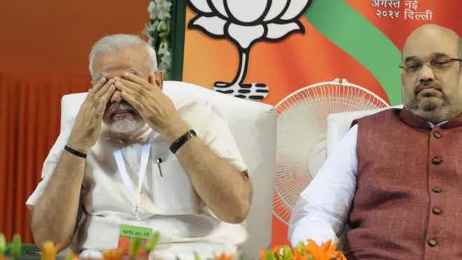 નરેન્દ્ર મોદી અને અમિત શાહ