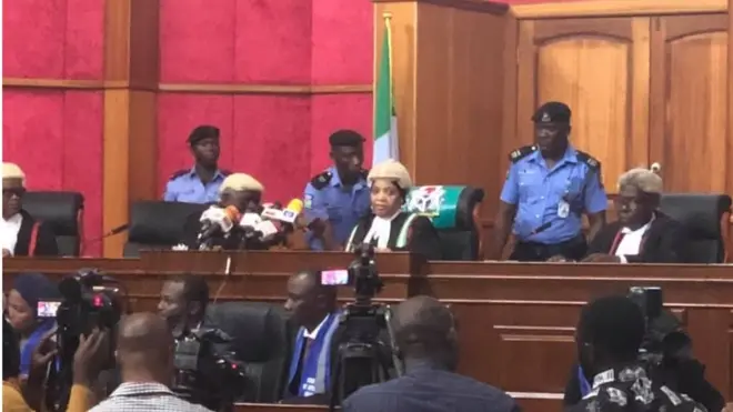 Venue of di 2019 Presidential Election Petition Tribunal Pre Hearing at di Court of Appeal, Abuja.