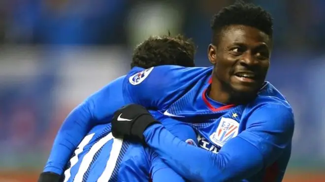 L'international nigérian Obafemi Martins
