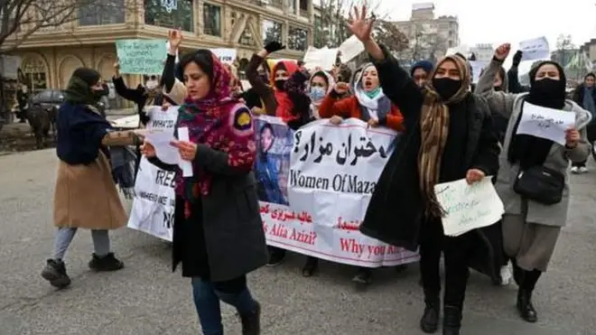 افغان ښځو د دا وروستیو کې پرلپسې احتجاجونه کړي.