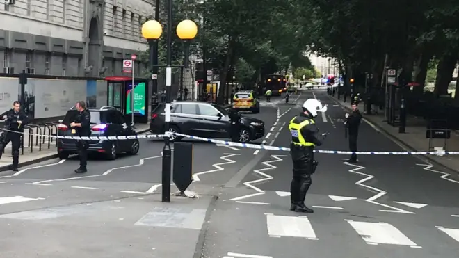 Полиция на месте инцидента