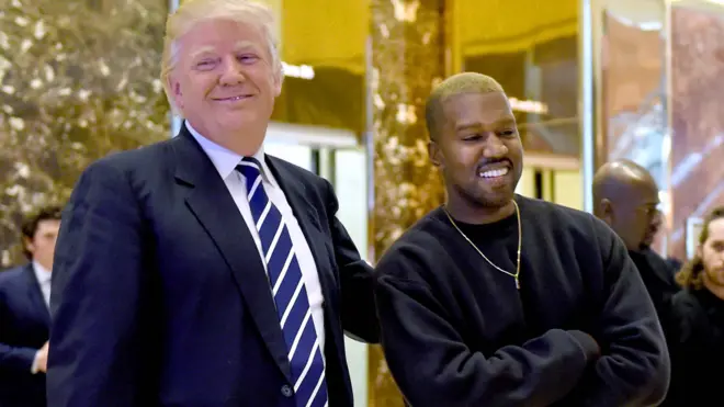 Kanye West met President Trump in 2016
