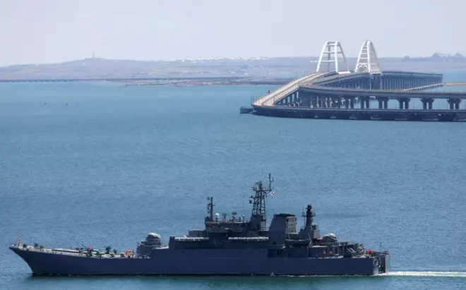 BBC research suggests at least 10 attacks have allegedly targeted Russia's navy - including military ships.