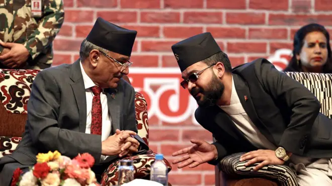 बालेन र प्रचण्ड