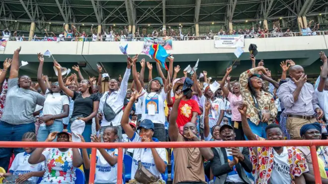 Urwaruka rwaje kwumviriza Papa Francis i Kinshasa