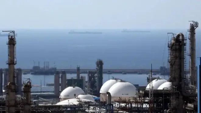 South Pars offshore gas plant