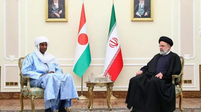 ابراهیم رئیسی، رئیس جمهوری ایران در ماه ژانویه میزبان علی لامین زین، نخست وزیر نیجر بود