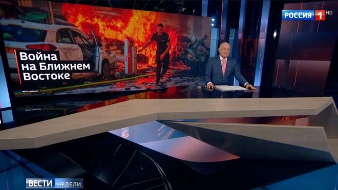 Передача "Вести недели" на канале Россия-1