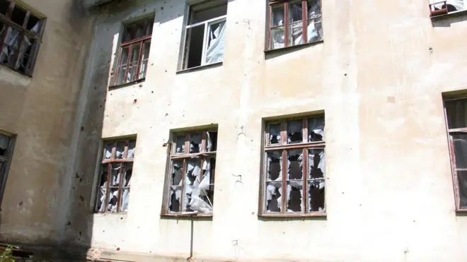 Красногорівка: наслідки обстрілу. Травень 2017