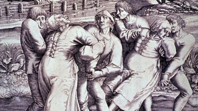 Di pipo wey 'dance diasef to death' 