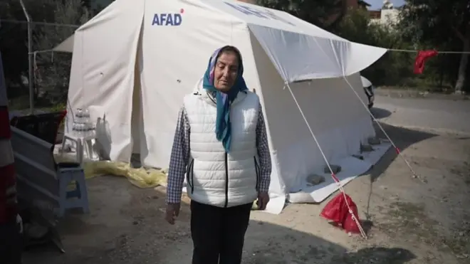 Earthquake survivors in Turkey