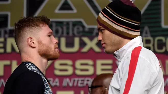Canelo Álvarez y Julio César Chávez