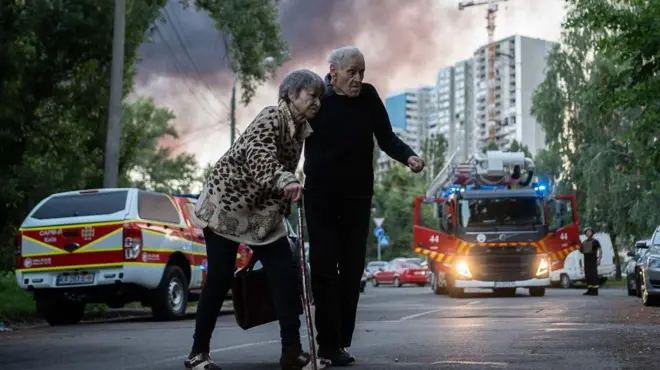 Київ після масованої нічної атаки