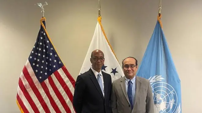 ကုလနိုင်ငံရေးဆိုင်ရာ ကန်သံအမတ်နဲ့ NUG ကျန်းမာရေးနဲ့ပညာရေးဆိုင်ရာဝန်ကြီး တို့ တွေ့ဆုံ 