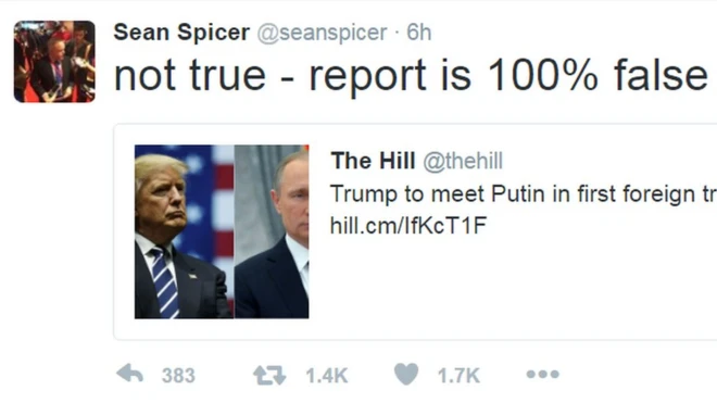 Інформація про можливу зустріч 'явилася на сторінках британської газети Sunday Times, речник Трампа її заперечив