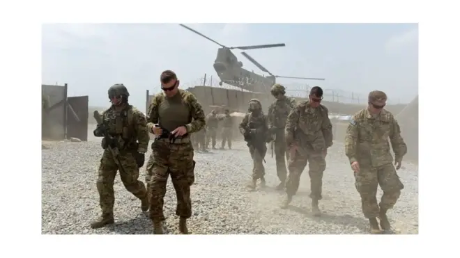 Mareykanka waxaa Afghanistan ka jooga ku dhawaad 14,000 oo askari kuwaas oo qeyb ka ah howlgalka Nato