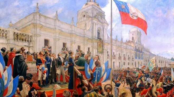 Chile declaró oficialmente su independencia de España el 12 de febrero de 1818.