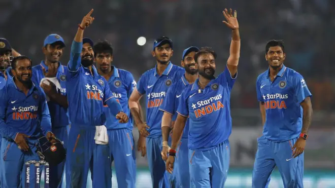 انڈیا کے امیت مشرا کو میچ کا بہترین کھلاڑی قرار دیا گیا