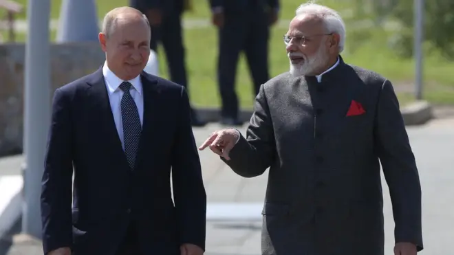 पुतिन और मोदी