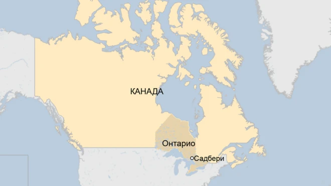 Карта Канады