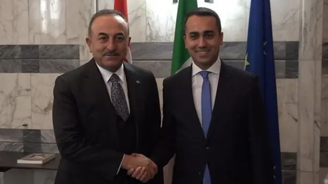 Dışişleri Bakanı Mevlüt Çavuşoğlu ve İtalya Dışişleri Bakanı Luigi Di Maio