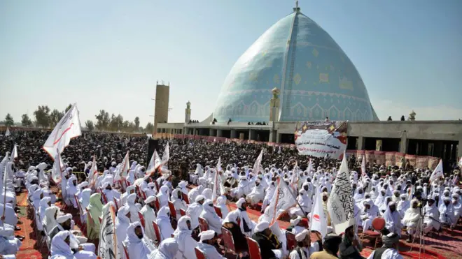 مراسم فارغالتحصیلی یک مدرسه دینی در قندهار