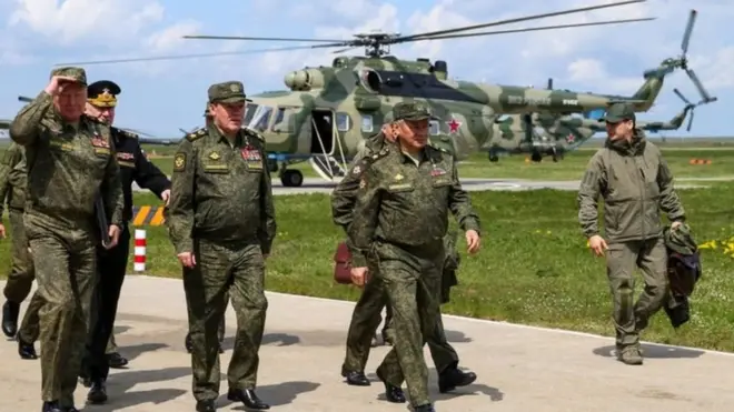 Шойгу Крымдагы машыгууда