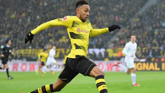 Pierre-Emerick Aubameyang don score 13 goals dis season.