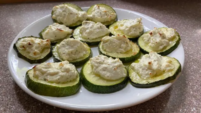 кабачки, фета