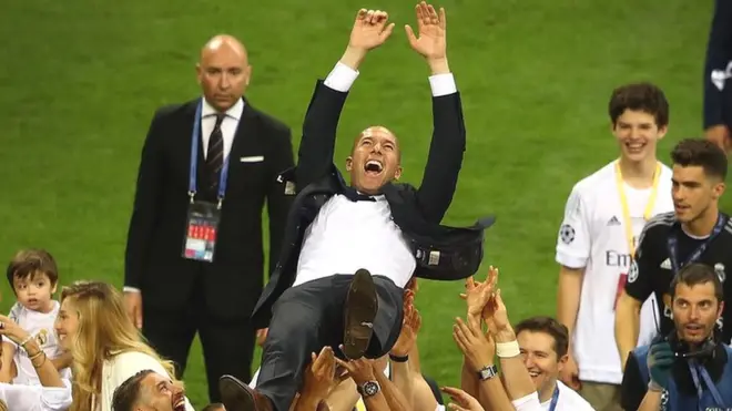 Zidane reconoció que 2016 ha sido un año espectacular, pero que todavía queda por conquistar el gran objetivo: la Liga en España.