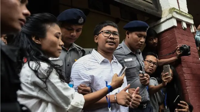 Nhà báo Reuters Wa Lone bị giam trong lúc con đầu lòng chưa đầy một tuổi