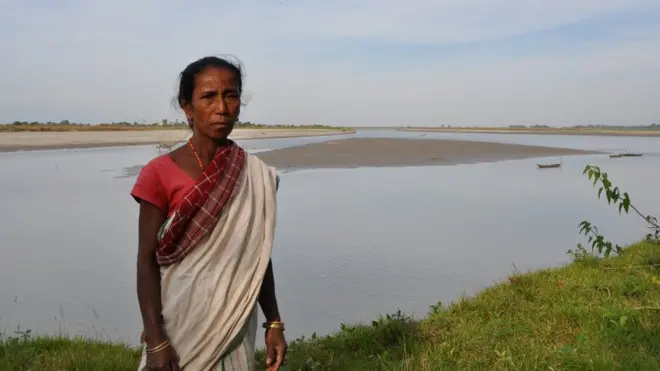 Bimati Hajarika sudah lima kali mengungsi akibat banjir di negara bagian Assam.