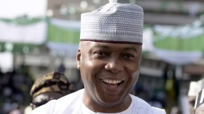 Nigeria Senate President Bukola Saraki.
