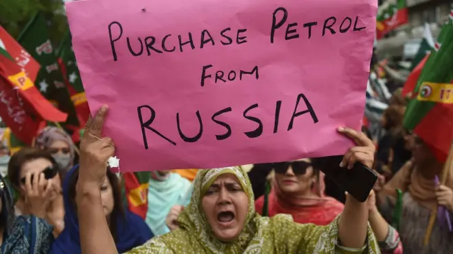 بڑھتی ہوئی قیمتوں کے خلاف مظاہرہ