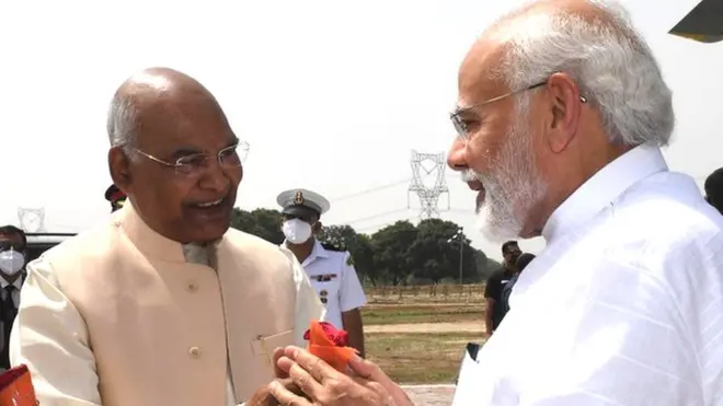 परौंख में पीएम का स्वागत